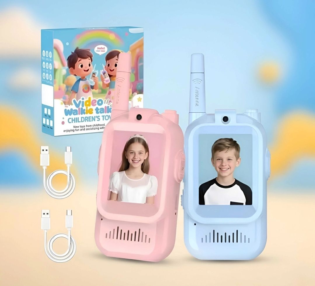 Children Video Walkie Talkie Toy Set Interactive Communication Gadget Electronic Interphone Device For Kids Play And Outdoor Fun