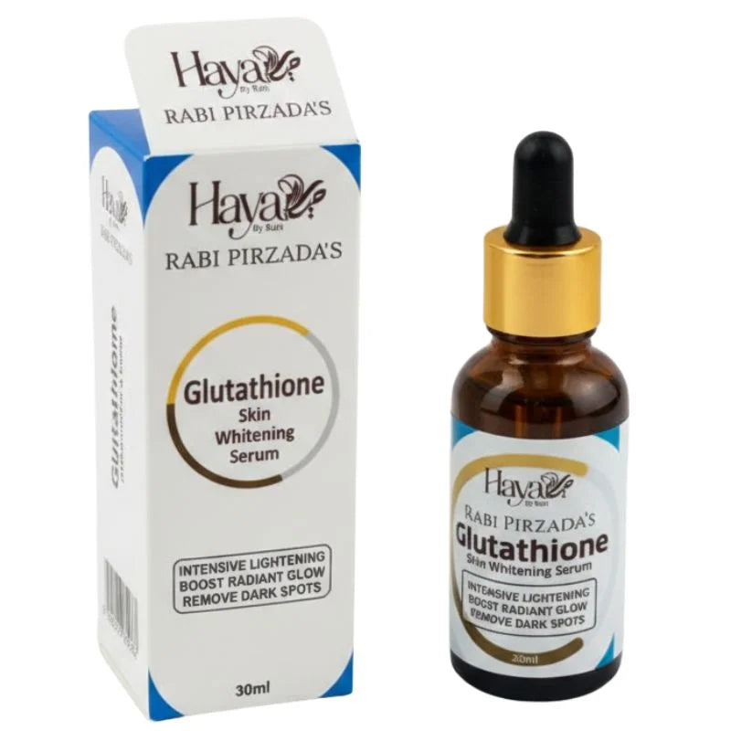 Haya Glutathione Skin Whitening Serum 30ml | Brightening, Anti-Aging & Dark Spot Remover